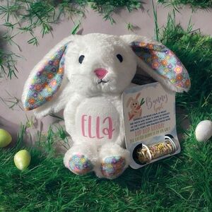 Personalized Plush Bunny & Bunny Bait gift set